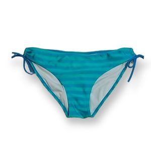 Old Navy Blue Stripe Bikini Bottoms sz M